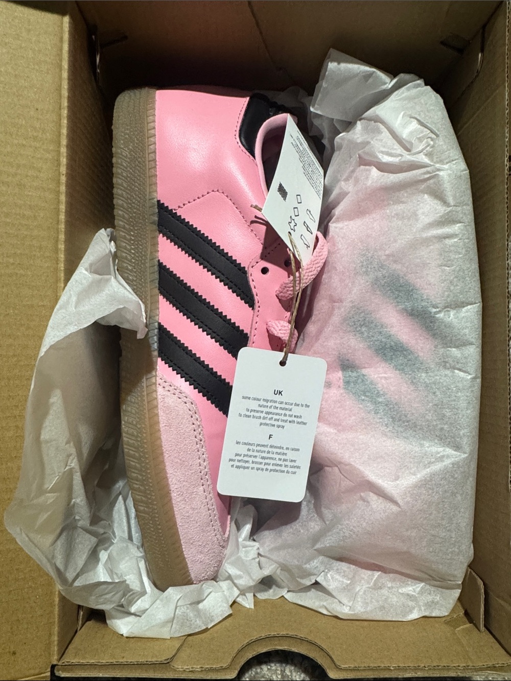 Adidas Kids Pink & Black Classic Low-Top
